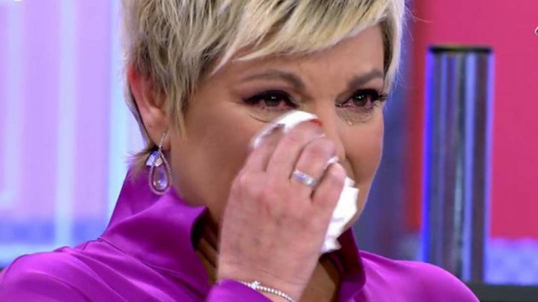 Las lágrimas de Terelu Campos en su regreso a televisión