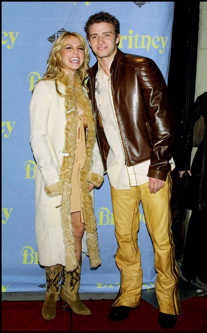 Justin Timberlake con Britney Spears - Nueva York - 2001