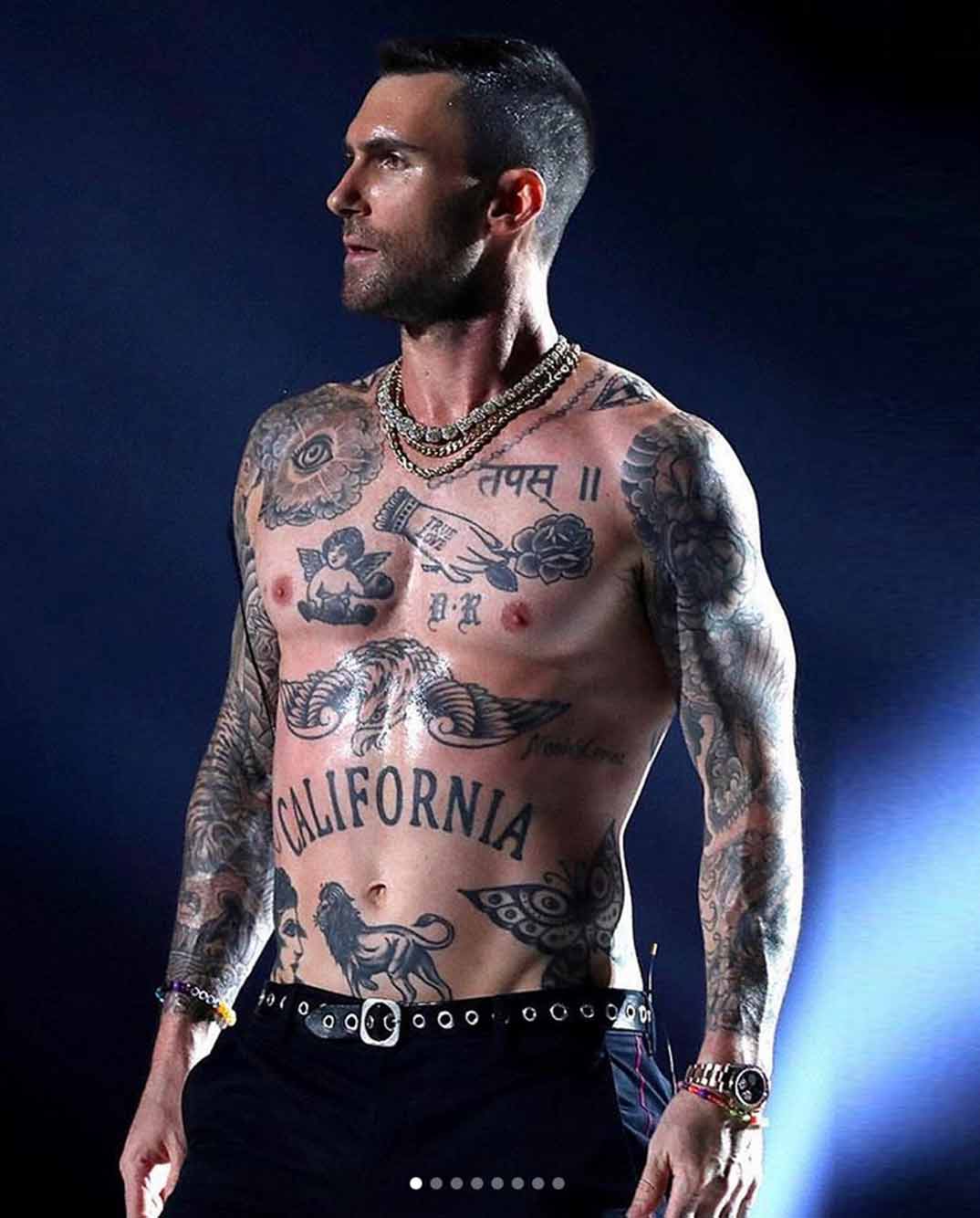 Adam Levine Super Bowl © Redes Sociales