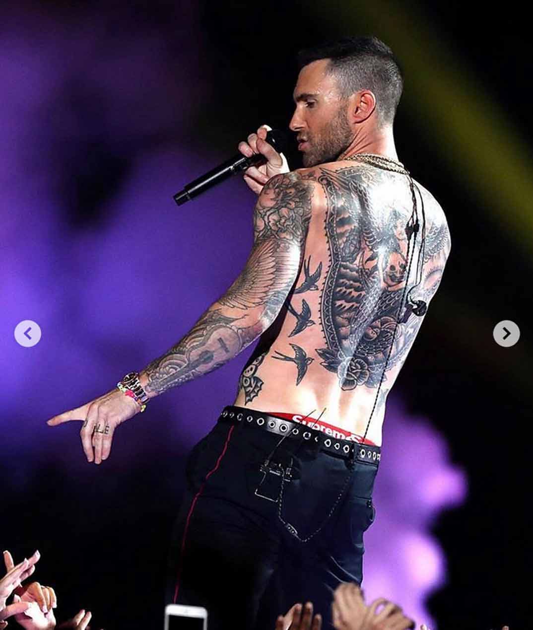 Adam Levine Super Bowl © Redes Sociales