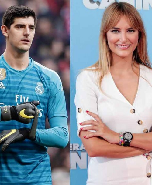 Alba Carrillo «pillada» con el portero del Real Madrid, Courtois