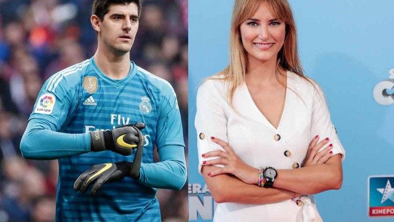 Alba Carrillo «pillada» con el portero del Real Madrid, Courtois