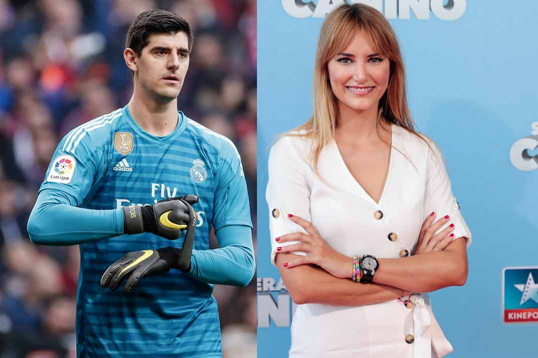 Alba Carrillo “pillada” con el portero del Real Madrid, Courtois