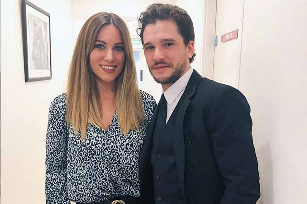 Edurne y Kit Harington (Jon Nieve) © Redes Sociales