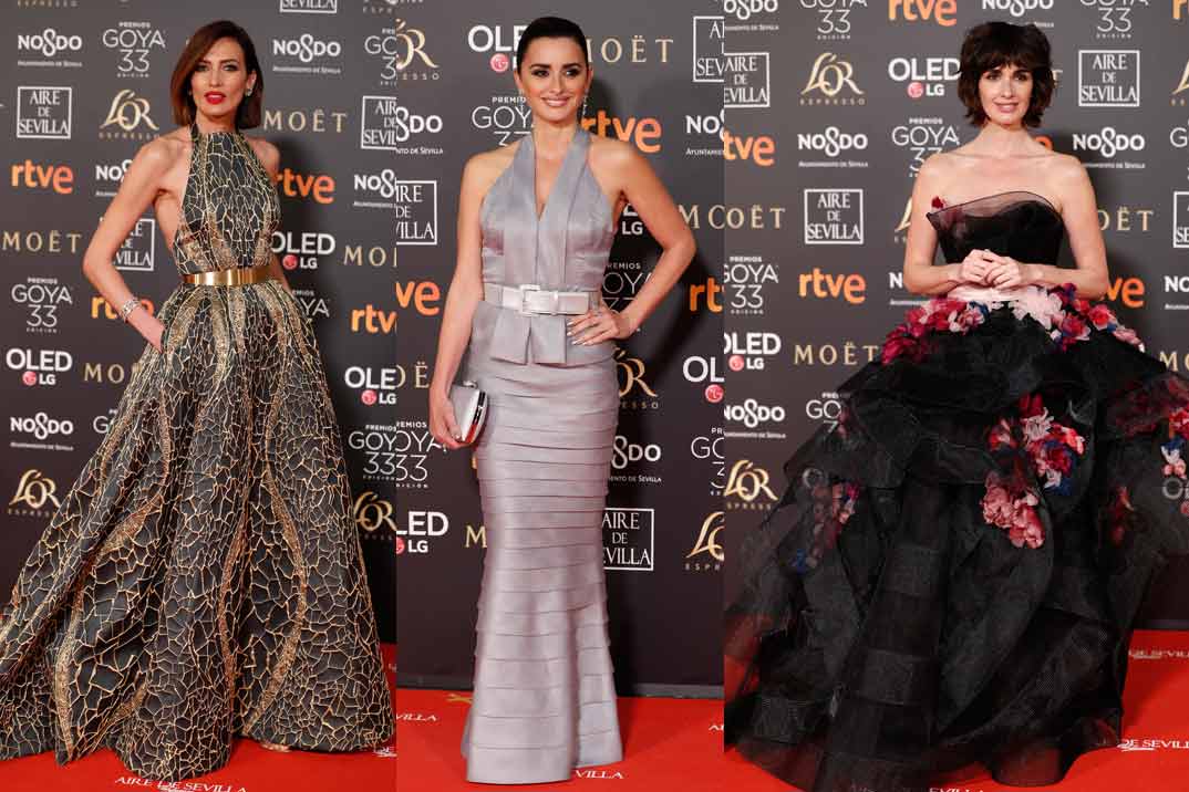 Nieves Álvarez, Penélope Cruz, Paz Vega - Premios Goya 2019