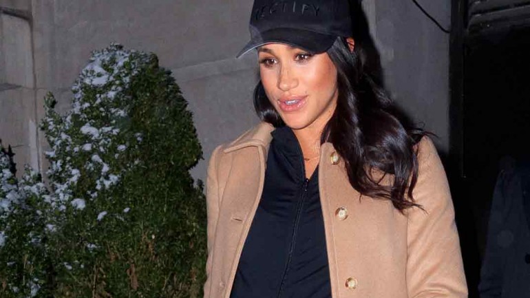 Meghan Markle sorprende con su look premamá mas deportivo