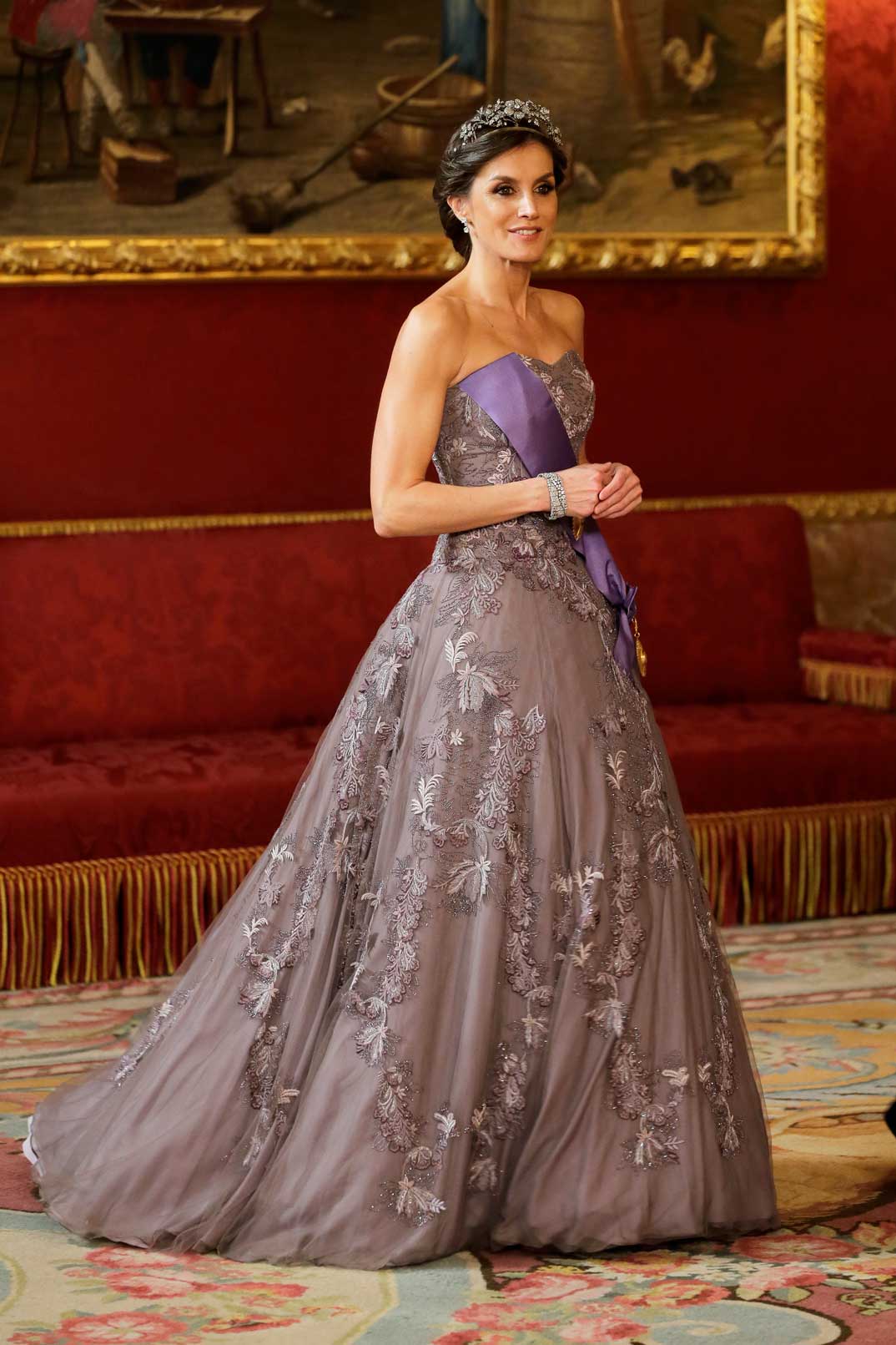 Reina Letizia vestido Felipe Vareal
