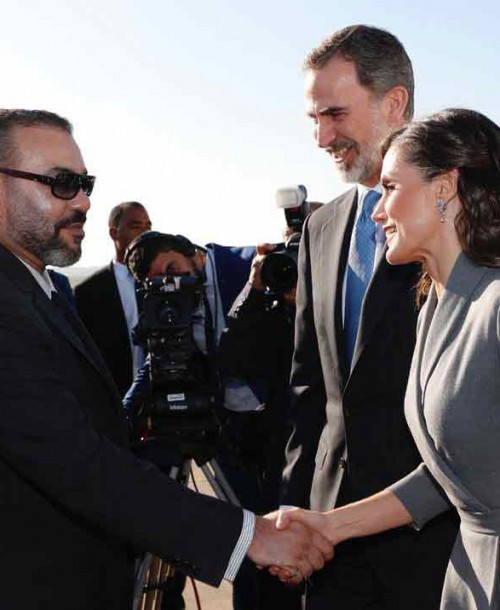 Las mejores imágenes del primer día de visita a Marruecos de los reyes Felipe y Letizia