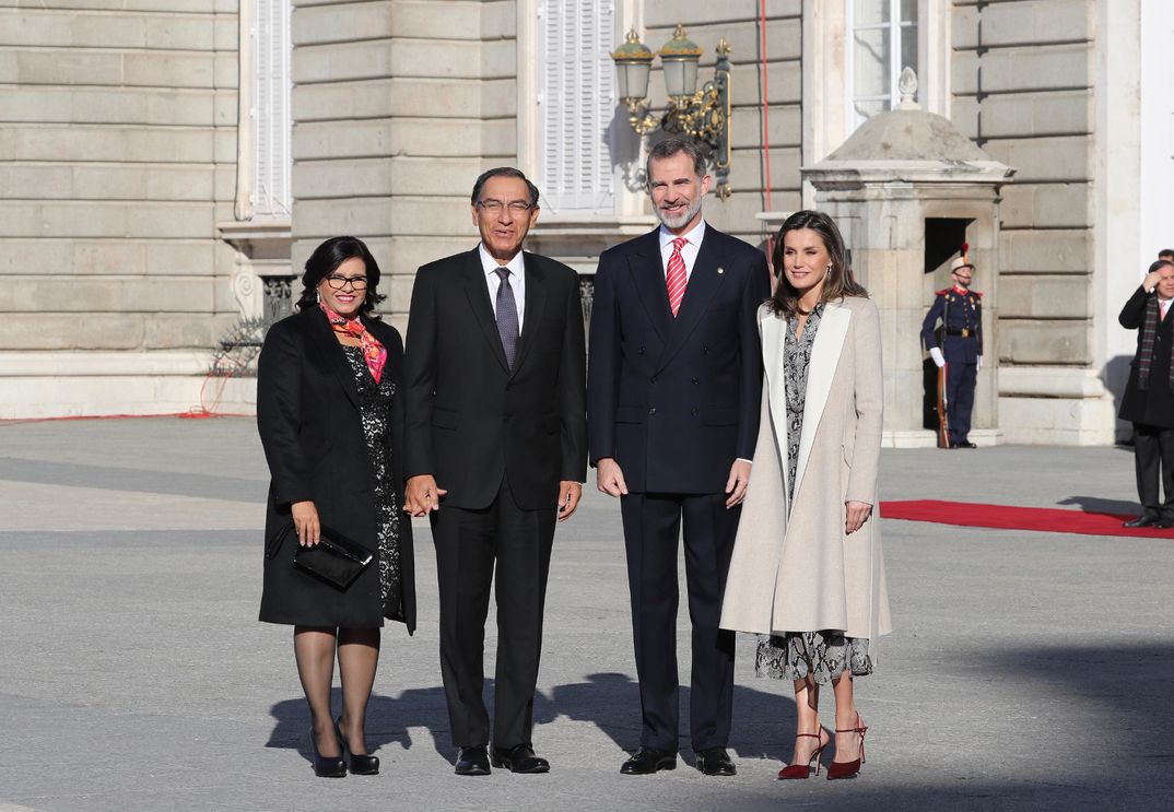 Reyes Felipe y Letizia - Visita Estado Presidente de Perú y su esposa © Casa S.M. El Rey