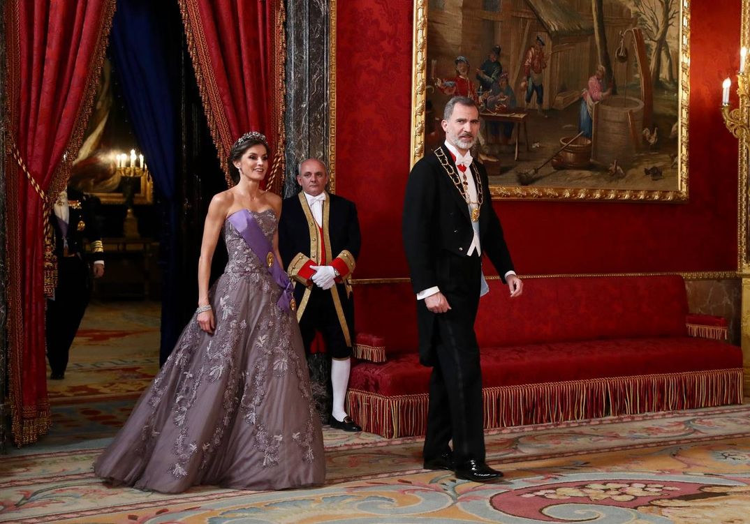 Reyes Felipe y Letizia - Cena de Gala Presidente de Perú y su esposa © Casa S.M. El Rey