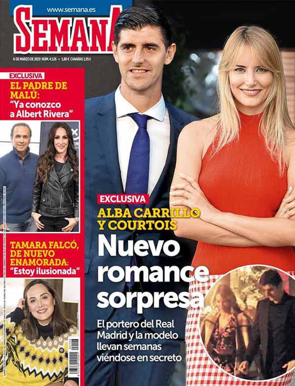 Alba Carrillo y Courtois en la revista "Semana"