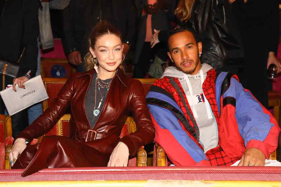 Gigi Hadid y Lewis Hamilton