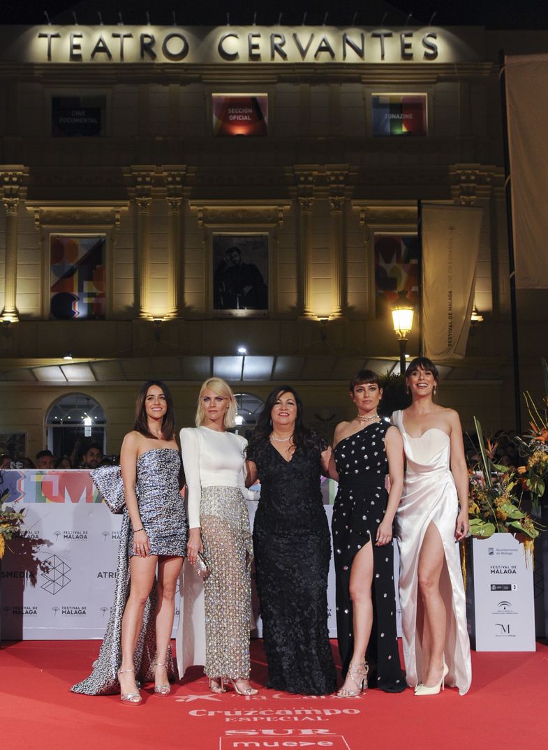 Macarena García, Amaia Salamanca, Blanca Suárez, Belén Cuesta -Estreno A pesar de todo - Festival de Cine de Málaga 2019 © Netflix