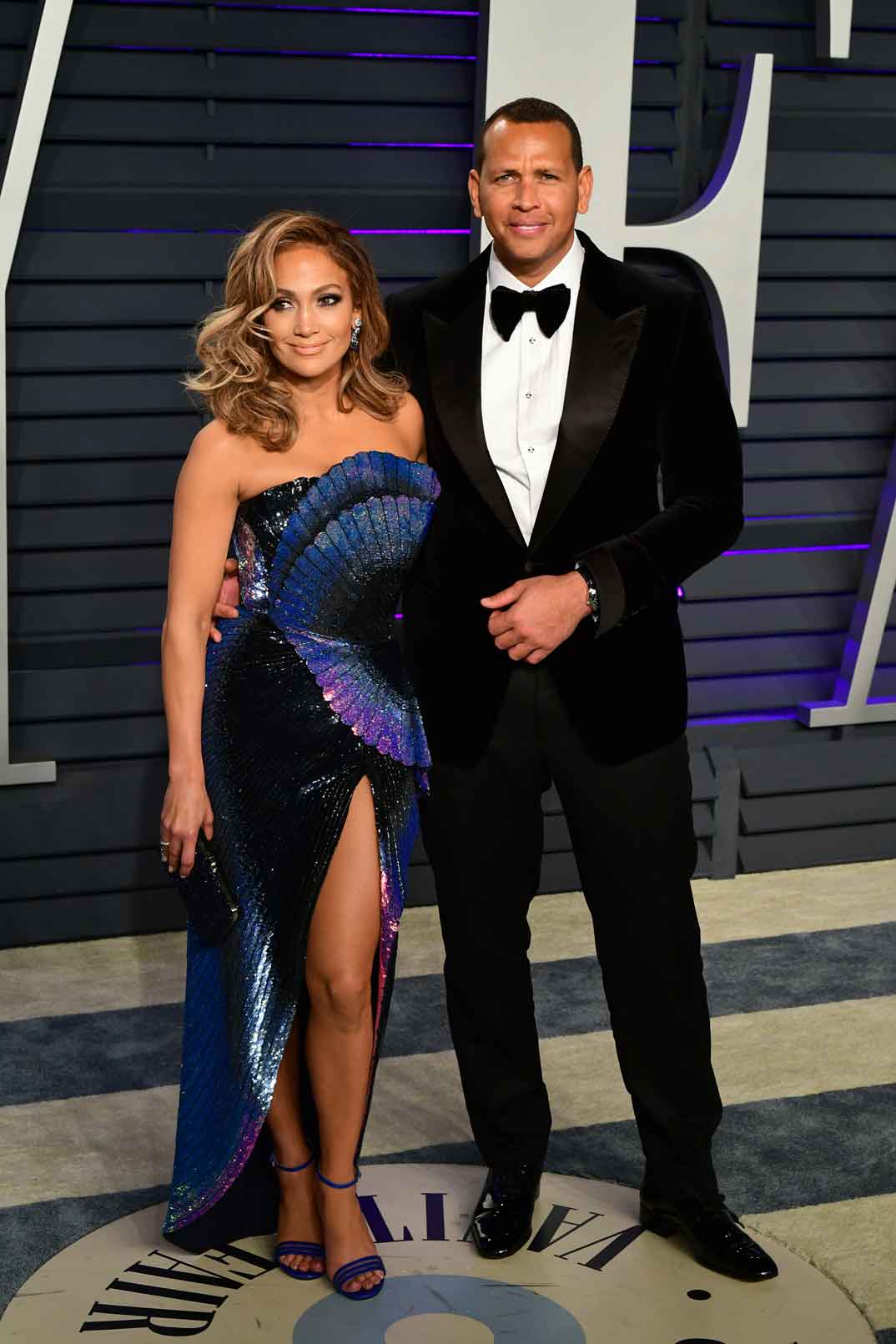 Jennifer Lopez y Alex Rodríguez - Fiesta Vanity Fair 2019