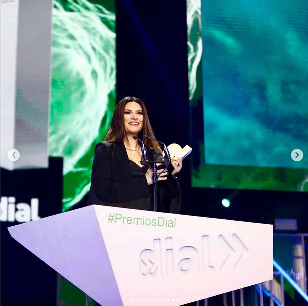 Laura Pausini - Premios Cadena Dial 2019 © Redes Sociales