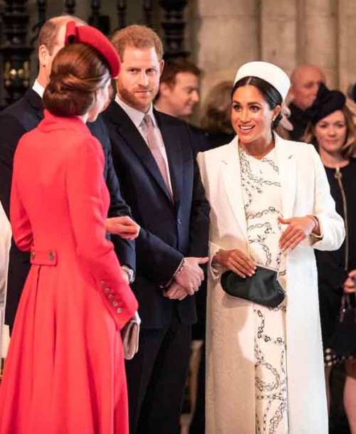 Las imágenes del reencuentro de Kate Middleton y Meghan Markle