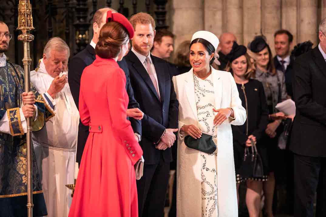 Las imágenes del reencuentro de Kate Middleton y Meghan Markle