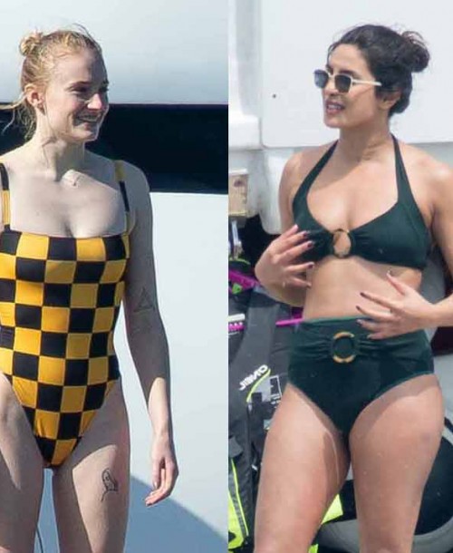 Priyanka Chopra y Sophie Turner presumen de cuerpo diez