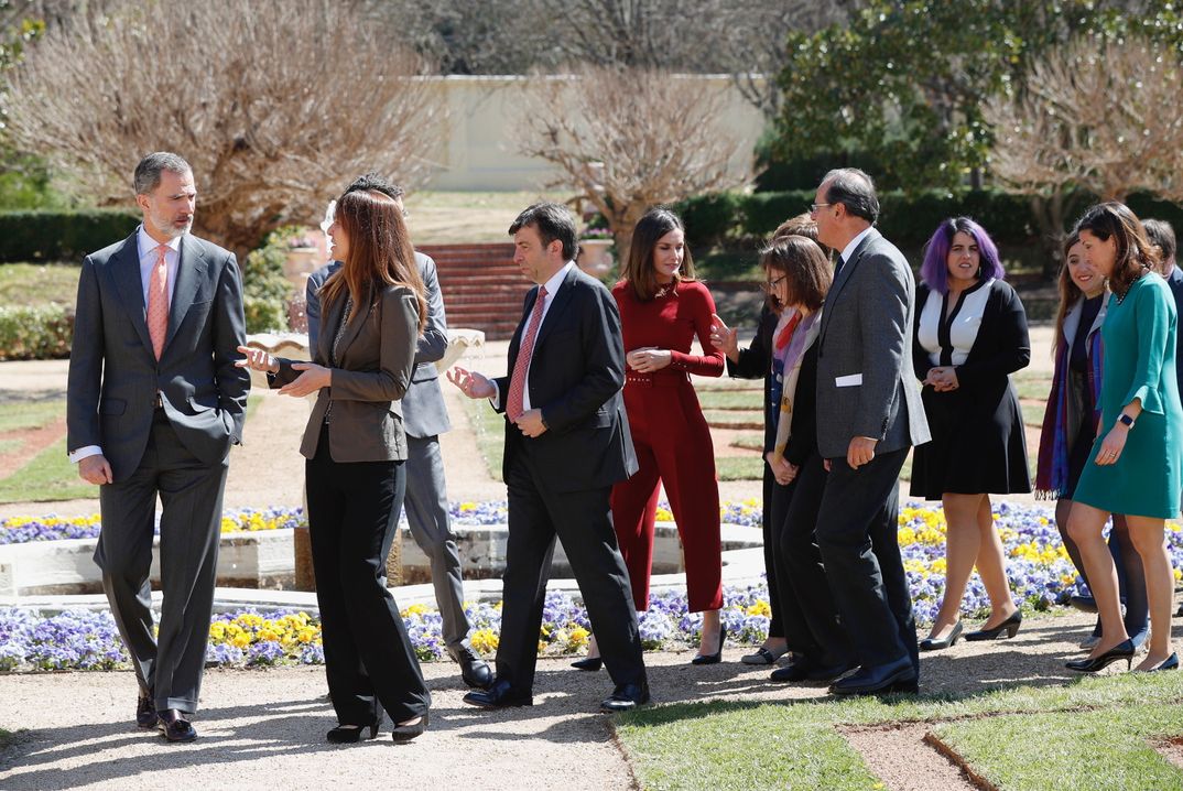 Reyes Felipe y Letizia - Encuentro con la Ciencia © Casa S.M. El Rey