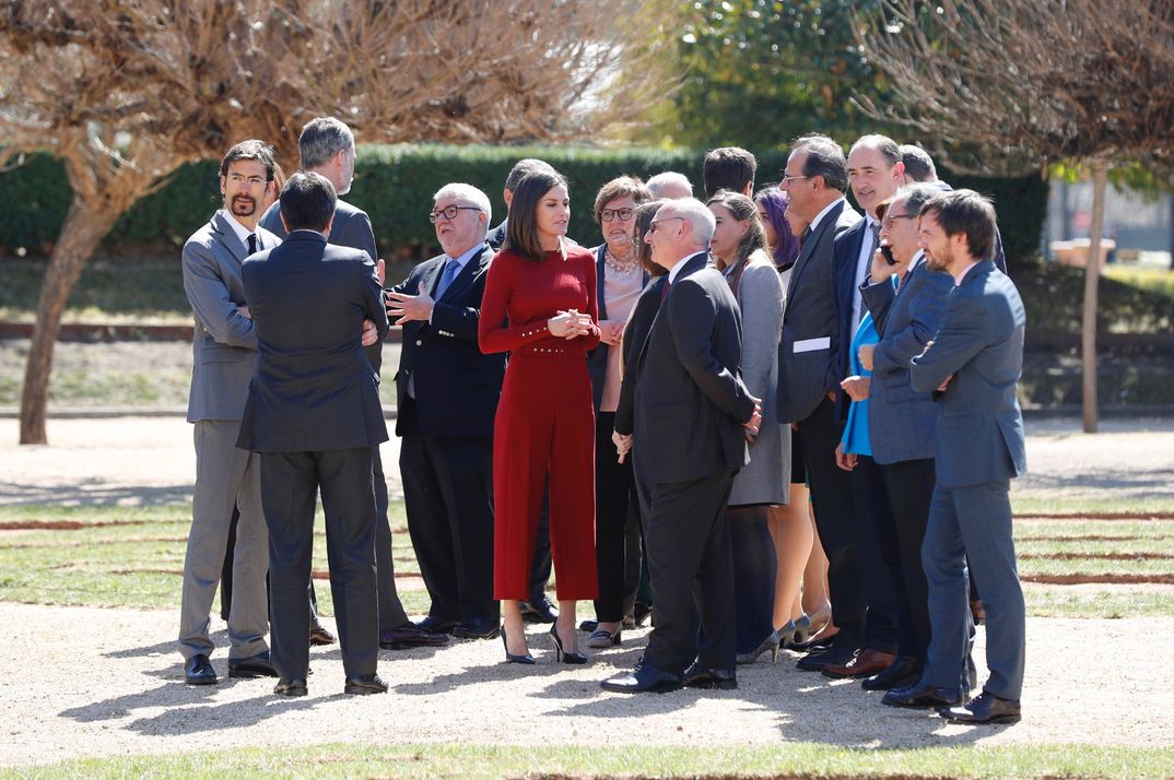 Reyes Felipe y Letizia - Encuentro con la Ciencia © Casa S.M. El Rey