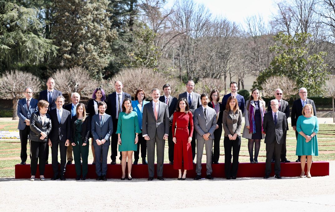 Reyes Felipe y Letizia - Encuentro con la Ciencia © Casa S.M. El Rey