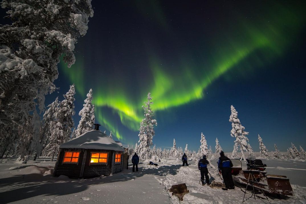 Tour Fotográfico de la aurora boreal con barbacoa