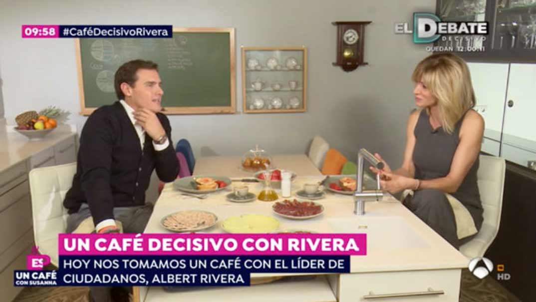 Albert Rivera - Un café con Susanna Griso © Antena 3