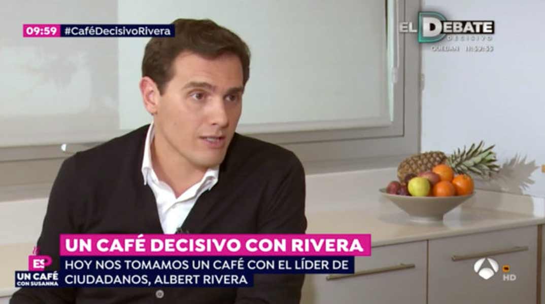 Albert Rivera - Un café con Susanna Griso © Antena 3