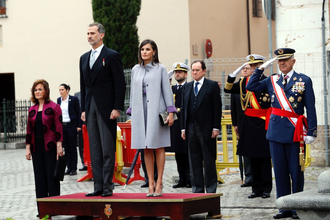 Reyes Felipe y Letizia - Premio Cervantes 2018 © Casa S.M. El Rey