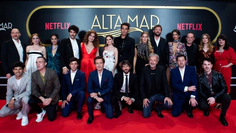 Así ha sido la alfombra roja del estreno de «Alta mar»