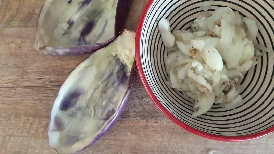 berenjenas rellenas de quinoa