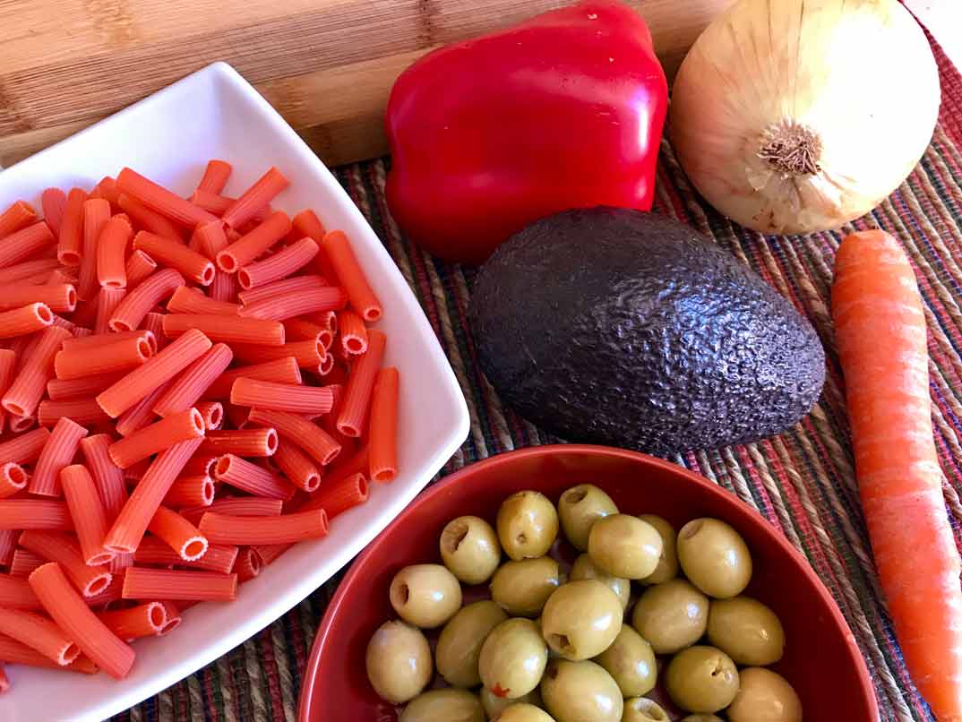 ensalada-pasta-lentejas-ingredientes