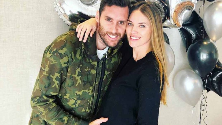 Helen Lindes y Rudy Fernández, papás de una niña