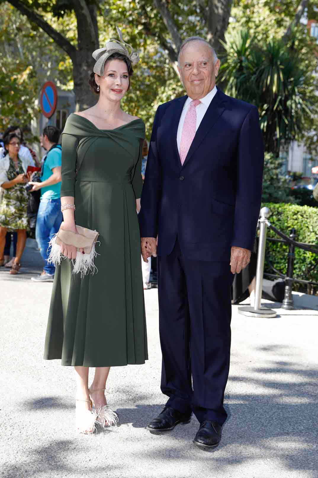 Marqués de Griñón y Esther Doña - Boda Fernando Fitz James Stuart y Sofía Palazuelo - 2018