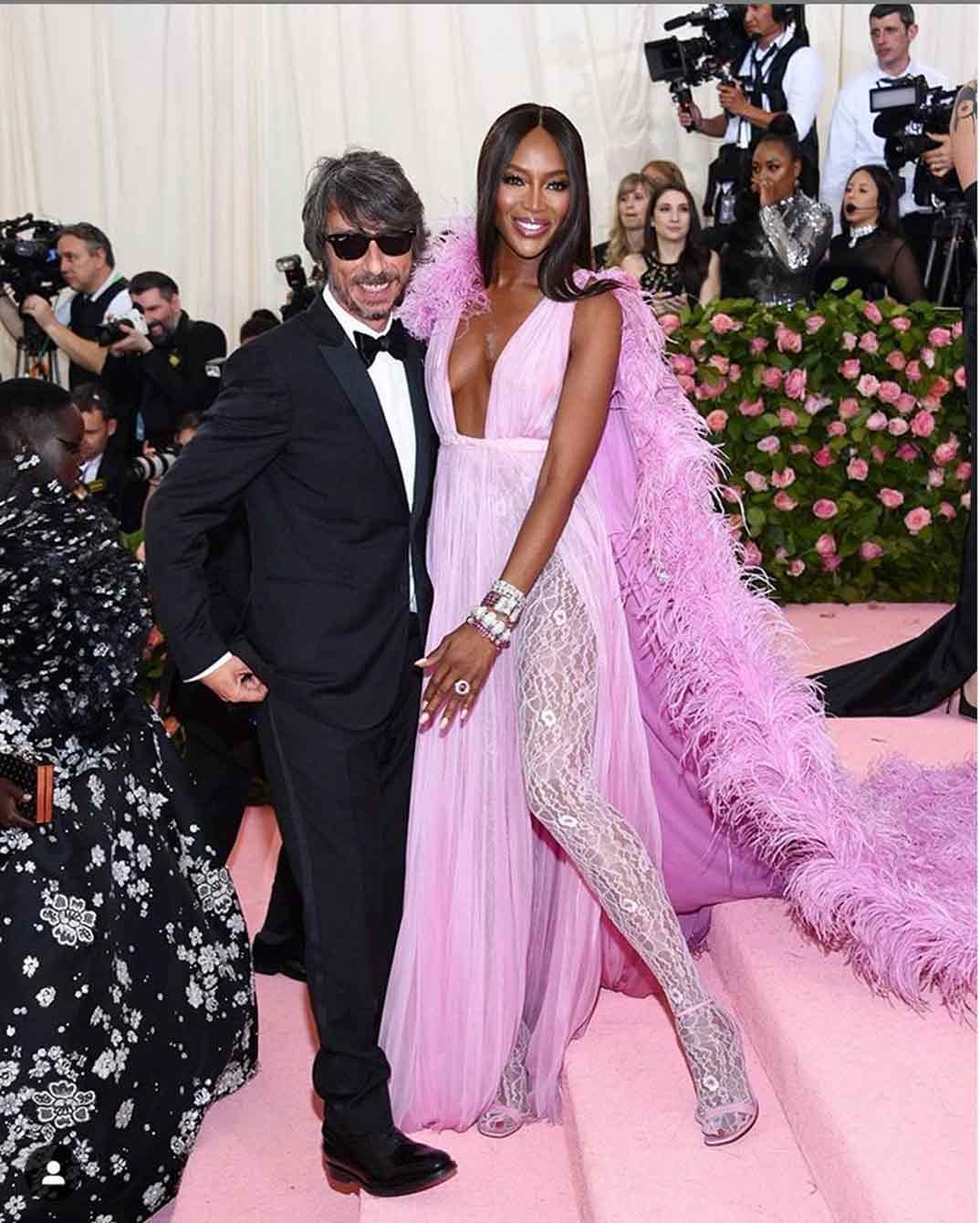 Naomi Campbell - Gala Met 2019 © Instagram/maisonvalentino