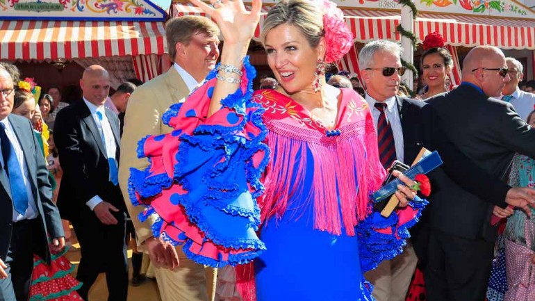 El vídeo de la reina Máxima bailando en la Feria de Abril que se ha hecho viral