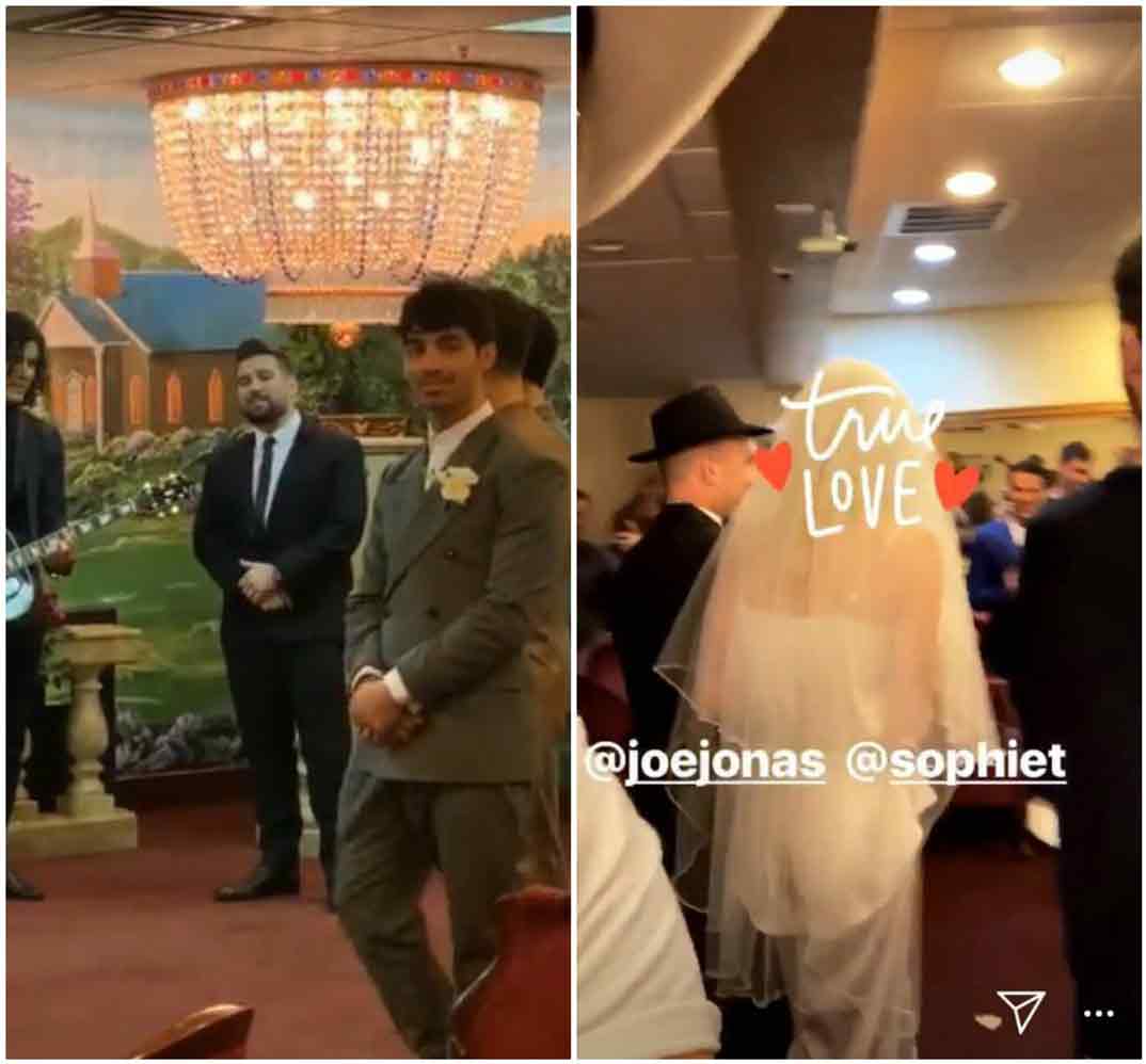 Sophie Turner y Joe Jonas boda © Instagram