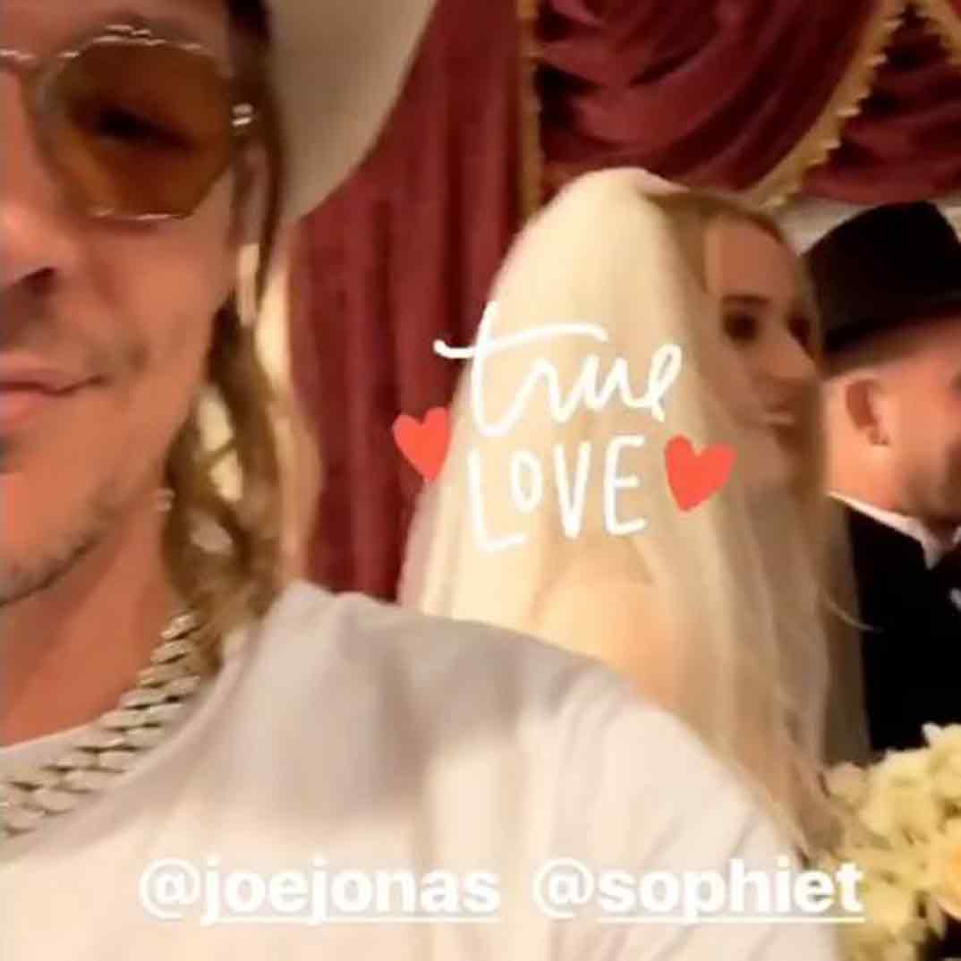 Sophie Turner y Joe Jonas boda © Instagram