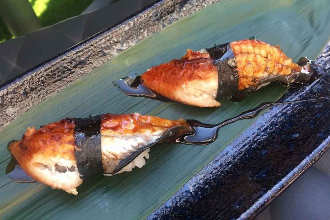 Sukaldean-niguiri-anguila