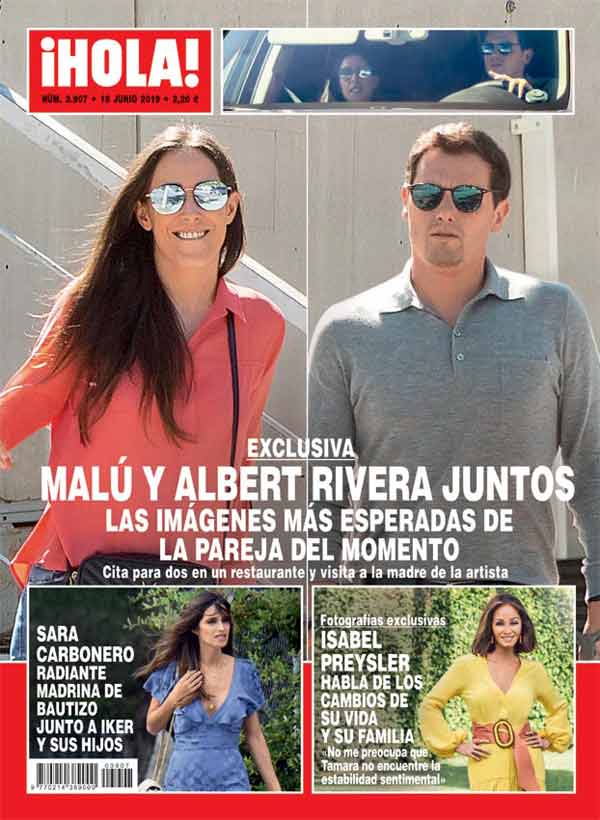 Albert Rivera Malú - Revista Hola