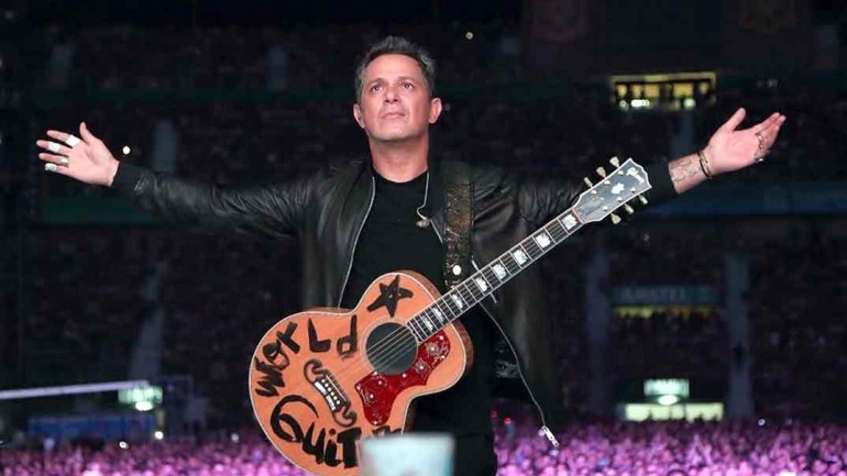 Alejandro Sanz, orgulloso de su hijo Alexander