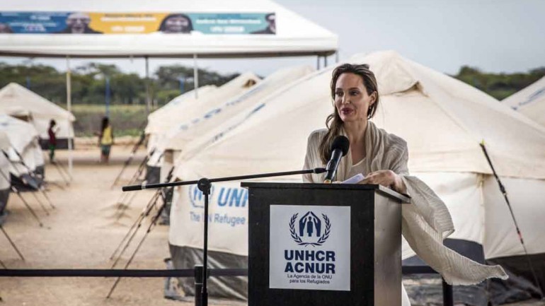Angelina Jolie, solidaria con los más necesitados