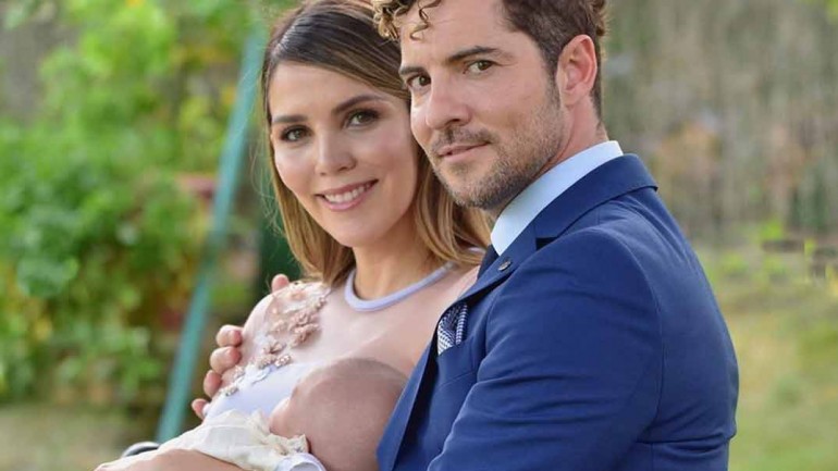Así ha sido el bautizo de Matteo, el hijo de David Bisbal y Rosanna Zanetti