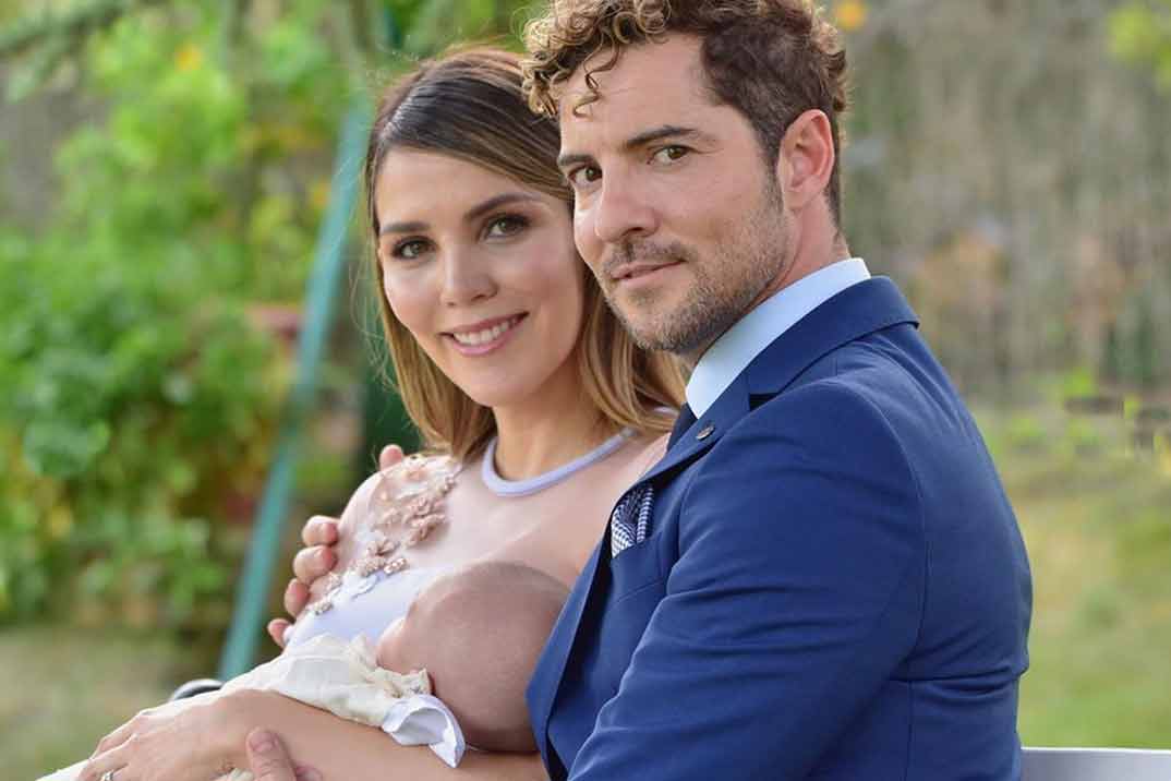 Así ha sido el bautizo de Matteo, el hijo de David Bisbal y Rosanna Zanetti