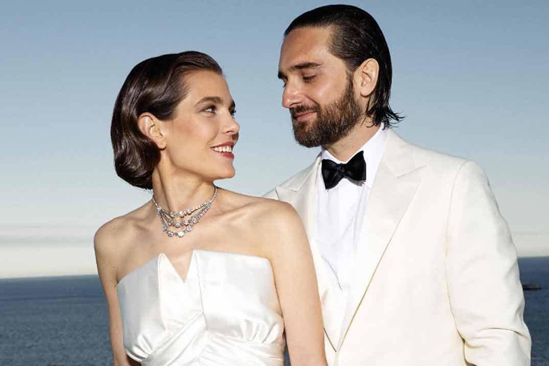 Los dos vestidos de novia de Carlota Casiraghi