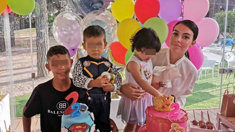 La divertida fiesta de cumpleaños de los hijos de Cristiano Ronaldo