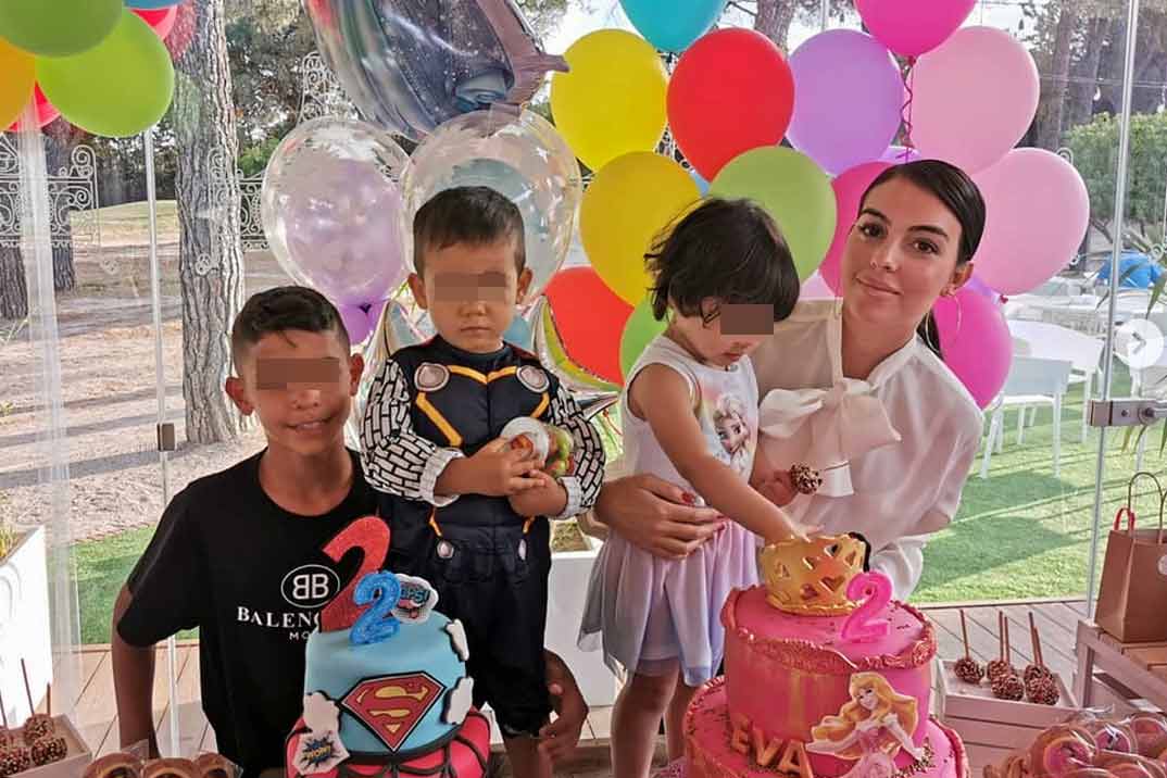 La divertida fiesta de cumpleaños de los hijos de Cristiano Ronaldo