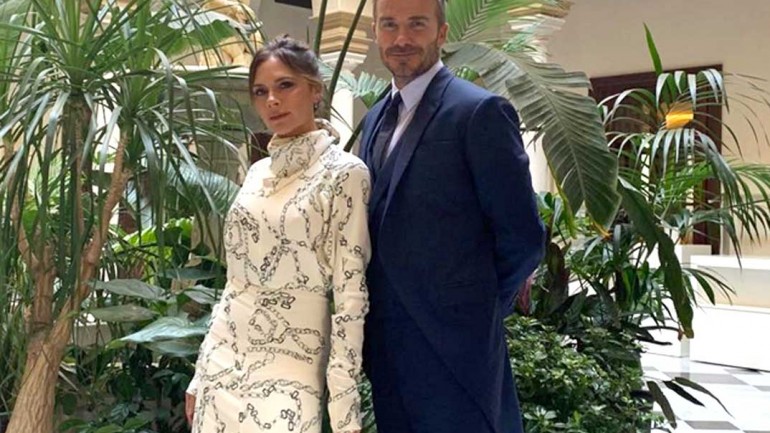Los Beckham, turistas en Sevilla