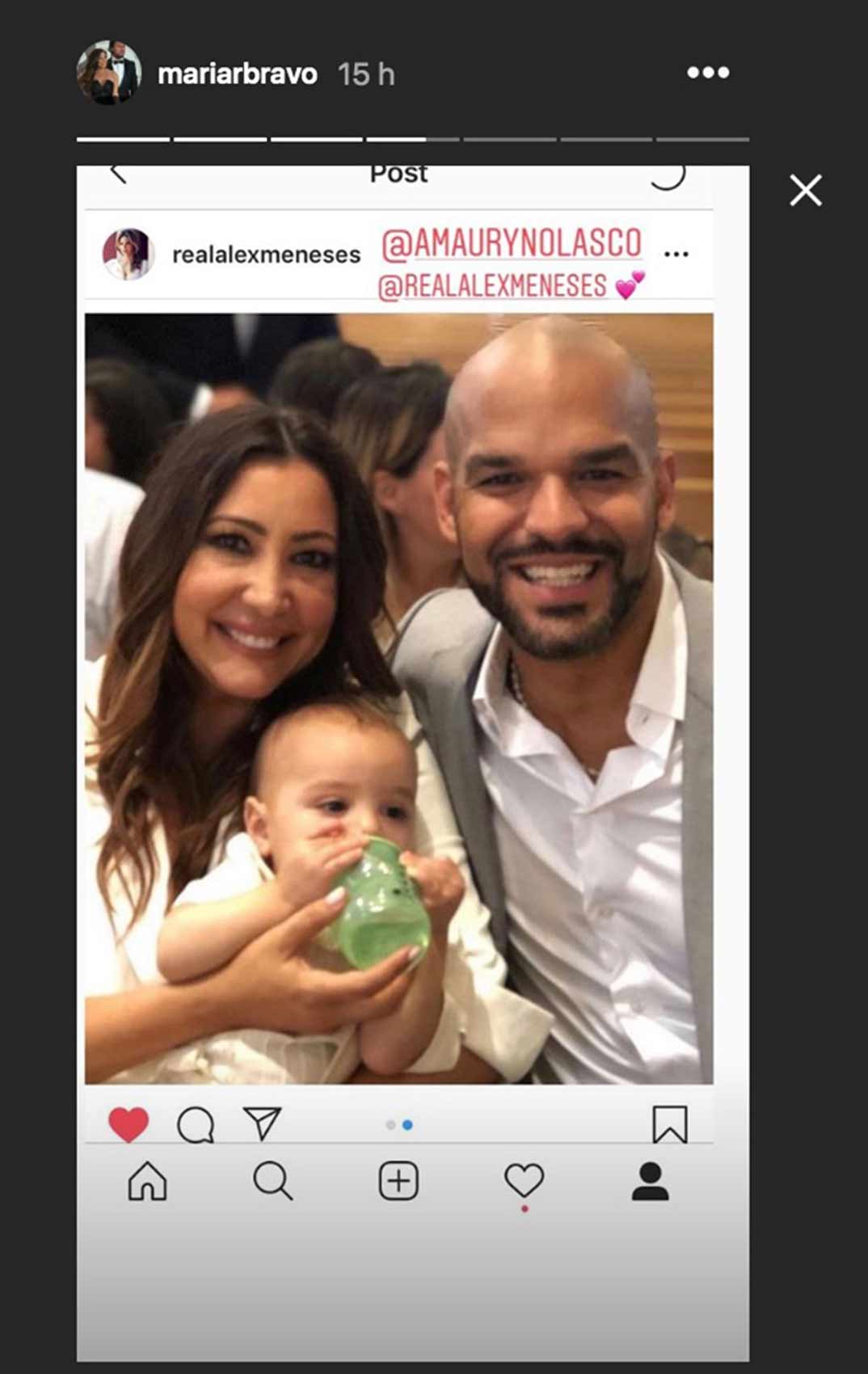 Eva Longoria hijo bautizo © Redes Sociales