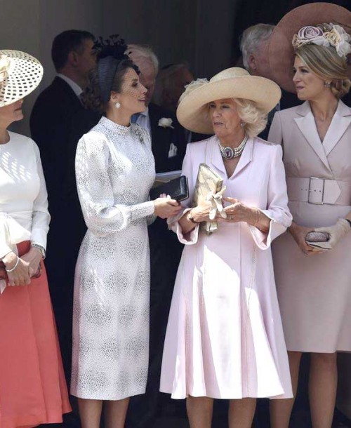 Los looks al detalle de la reina Letizia, Máxima de Holanda y Kate Middleton